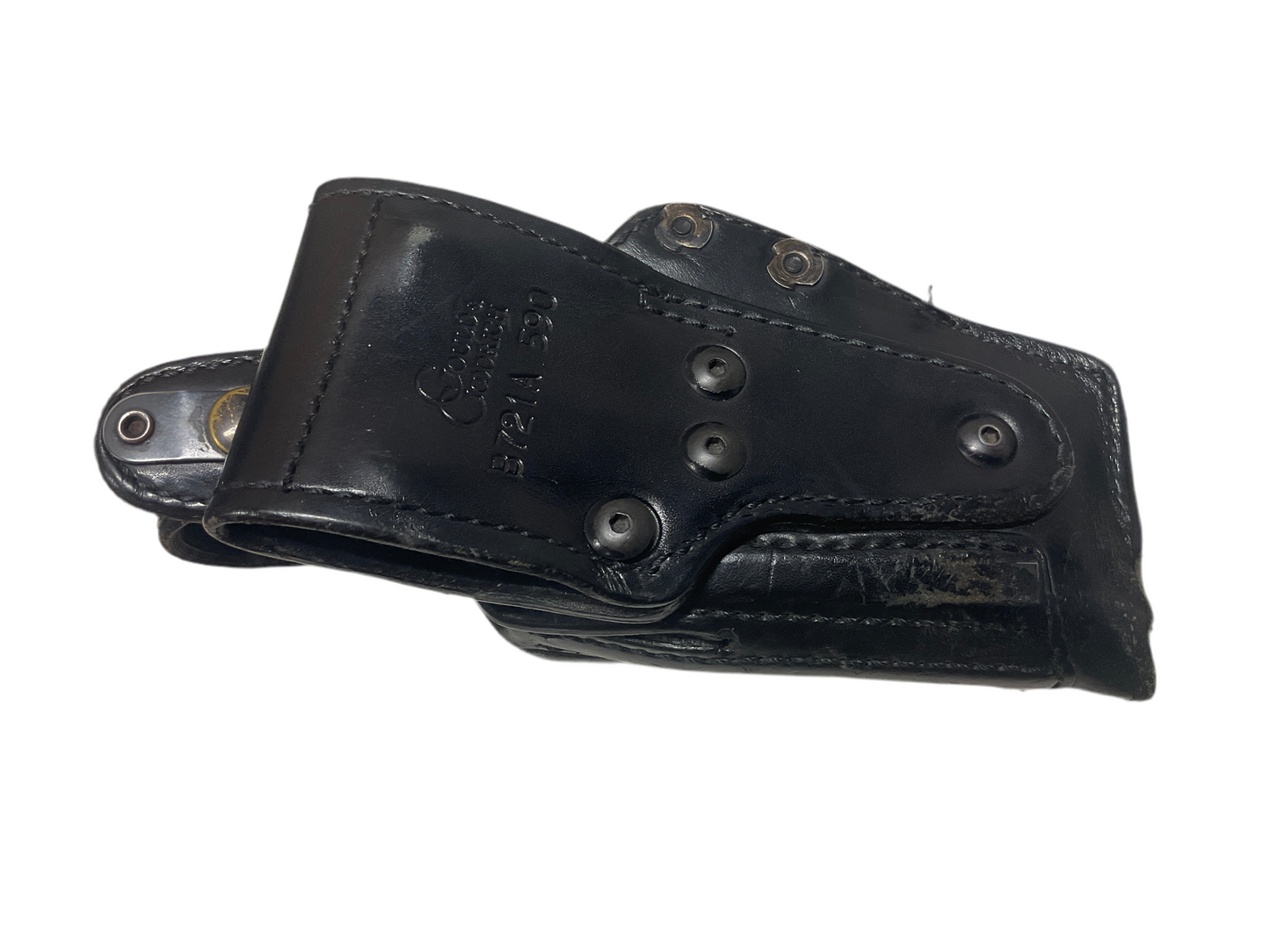 Leather Gould & Goodrich Level 2 Retention Holster