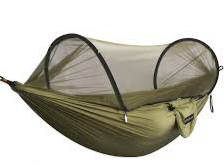 Lightweight Pop Up Nylon Hammock With Mosquito Net