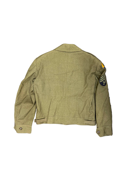 Vintage WWII M-1944 Wool "Ike" Jacket with insignia