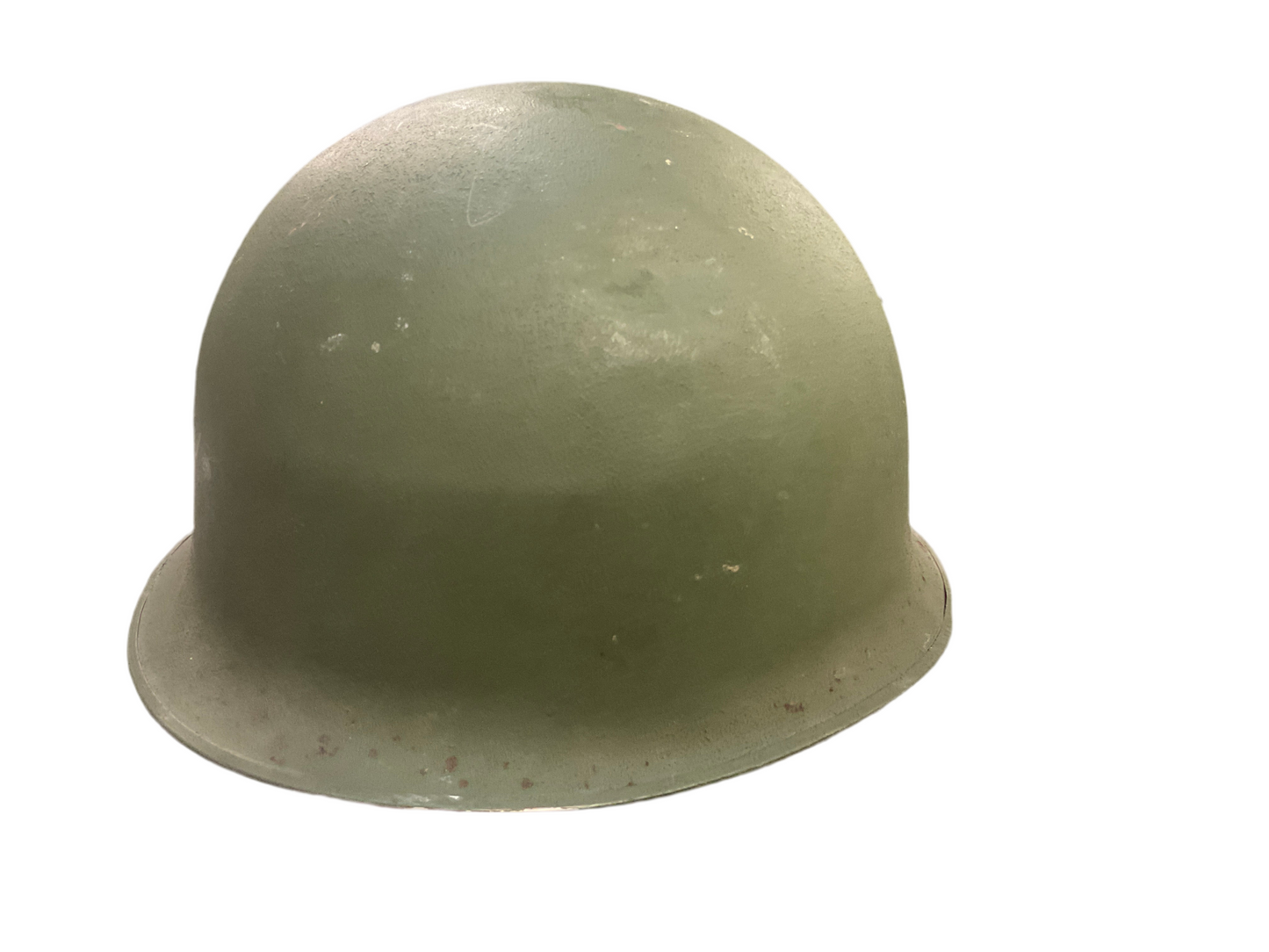 Vintage French Military Steel Pot Helmet