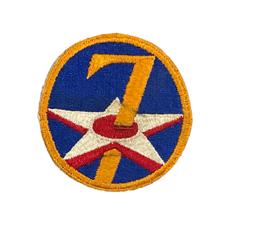 Vintage WWII US Army 7th Air Force Patch