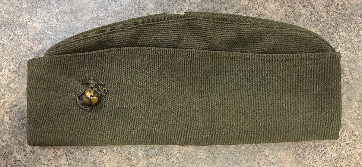 Vintage USMC Garrison Cap w/ Insignia