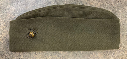 Vintage USMC Garrison Cap w/ Insignia