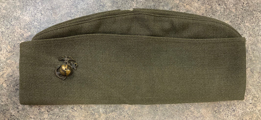 Vintage USMC Garrison Cap w/ Insignia