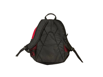Used Red and Black Backpack