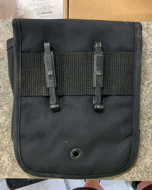 Black double mag pouch