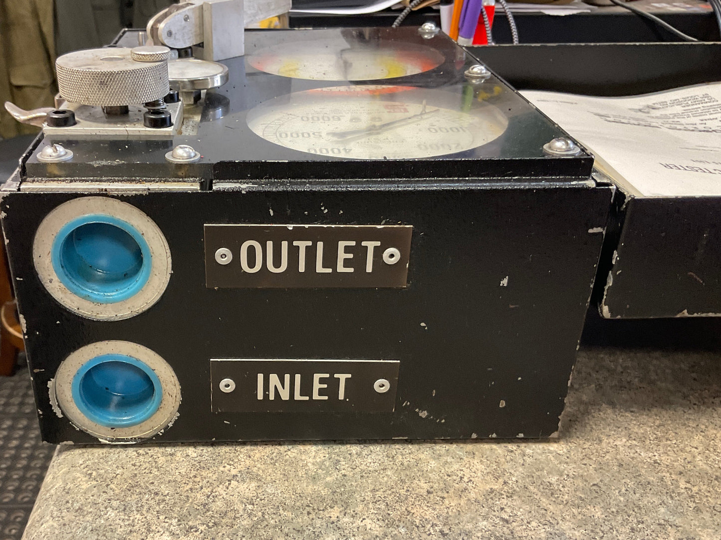 US Military Portable Hydraulic Systems Tester- 1979