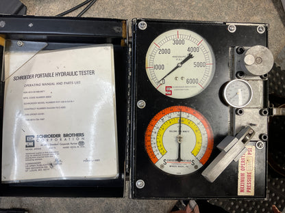 US Military Portable Hydraulic Systems Tester- 1979