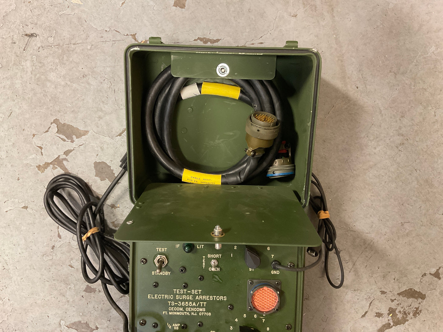 Vintage US Military Electric Surge Arrestors Test Set
