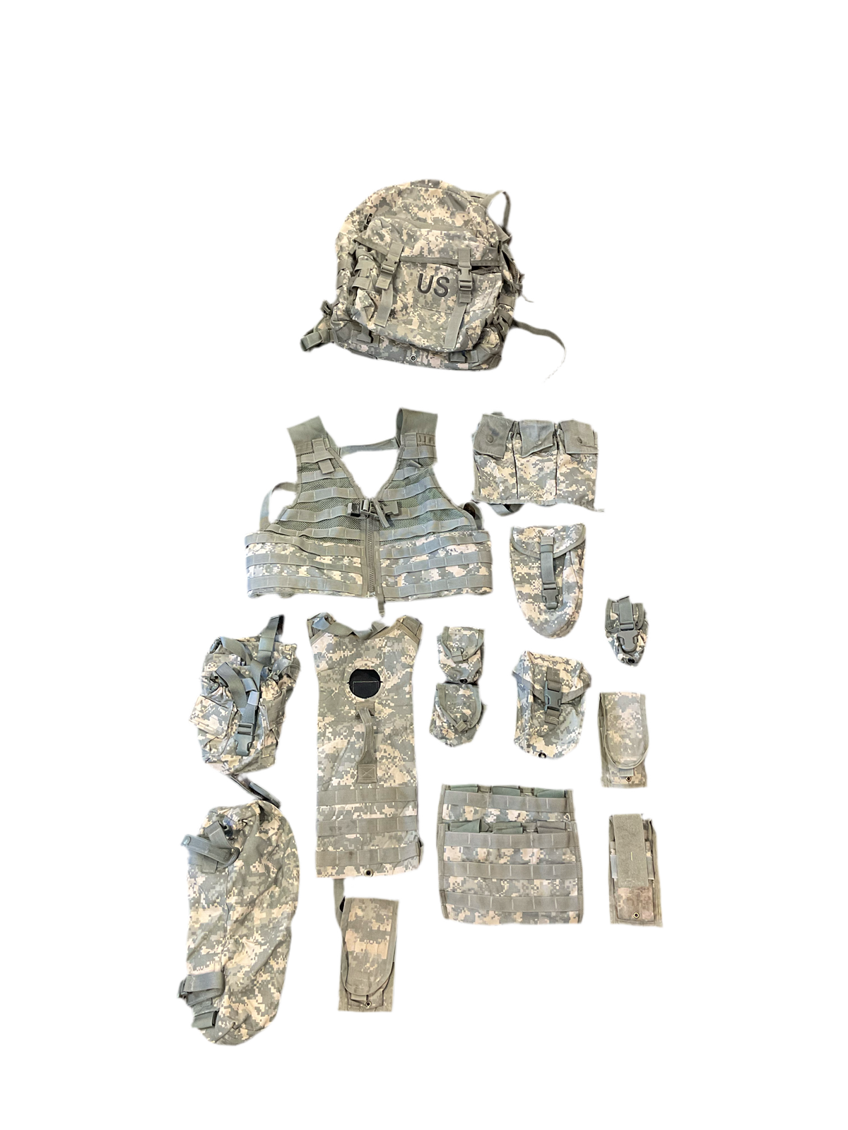 Acu Rifleman US Military 17 Piece ACU Rifleman Set – Second Chance Surplus