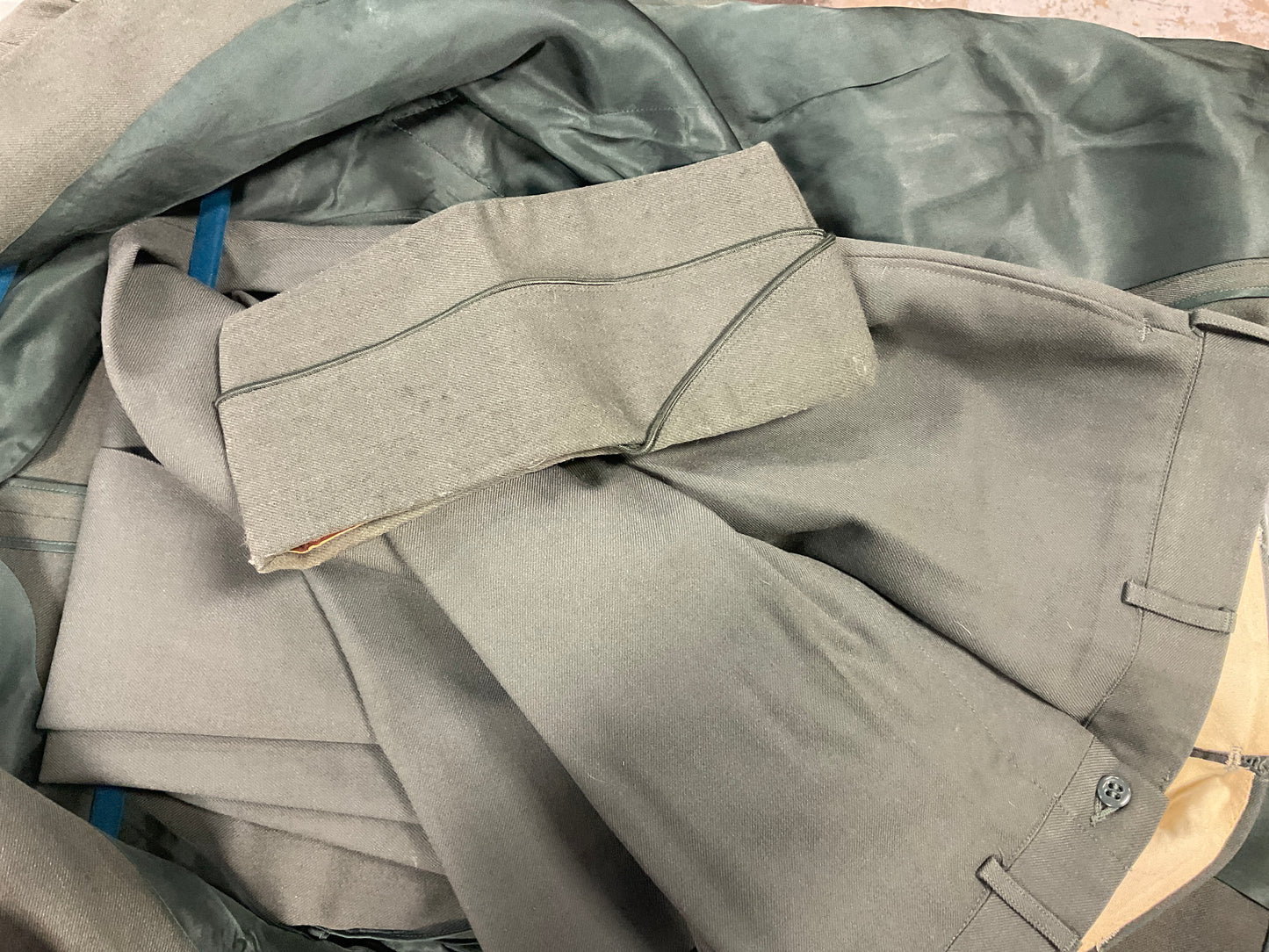 Vintage 1950's Army Dress Green Uniform