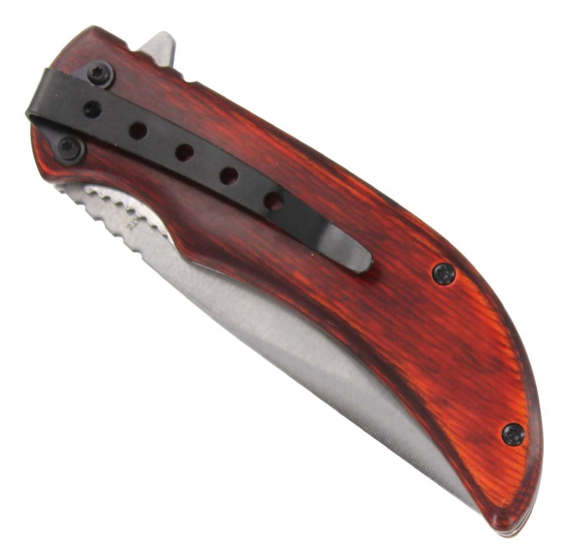 Spring Assist Ash Woods Pocket Knife