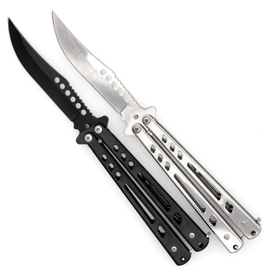 Clip Point Butterfly Knife with Clip