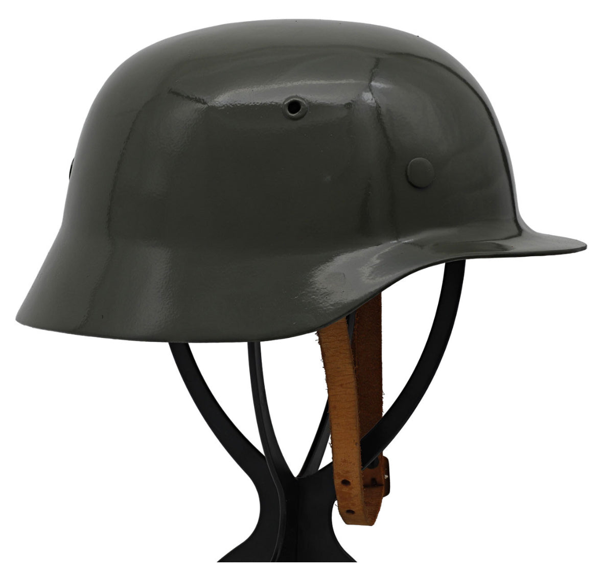 WWII German M35 Stahlhelm Replica – Brass Accents and Premium Quality for Collectors and Historical Reenactments