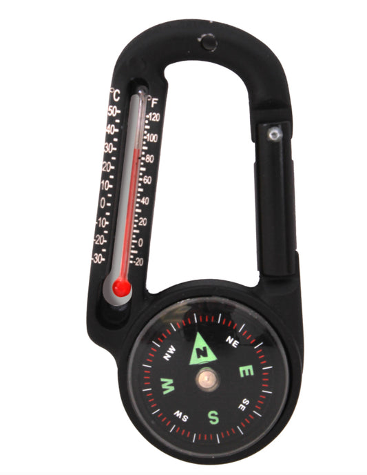Carabiner Compass Thermometer