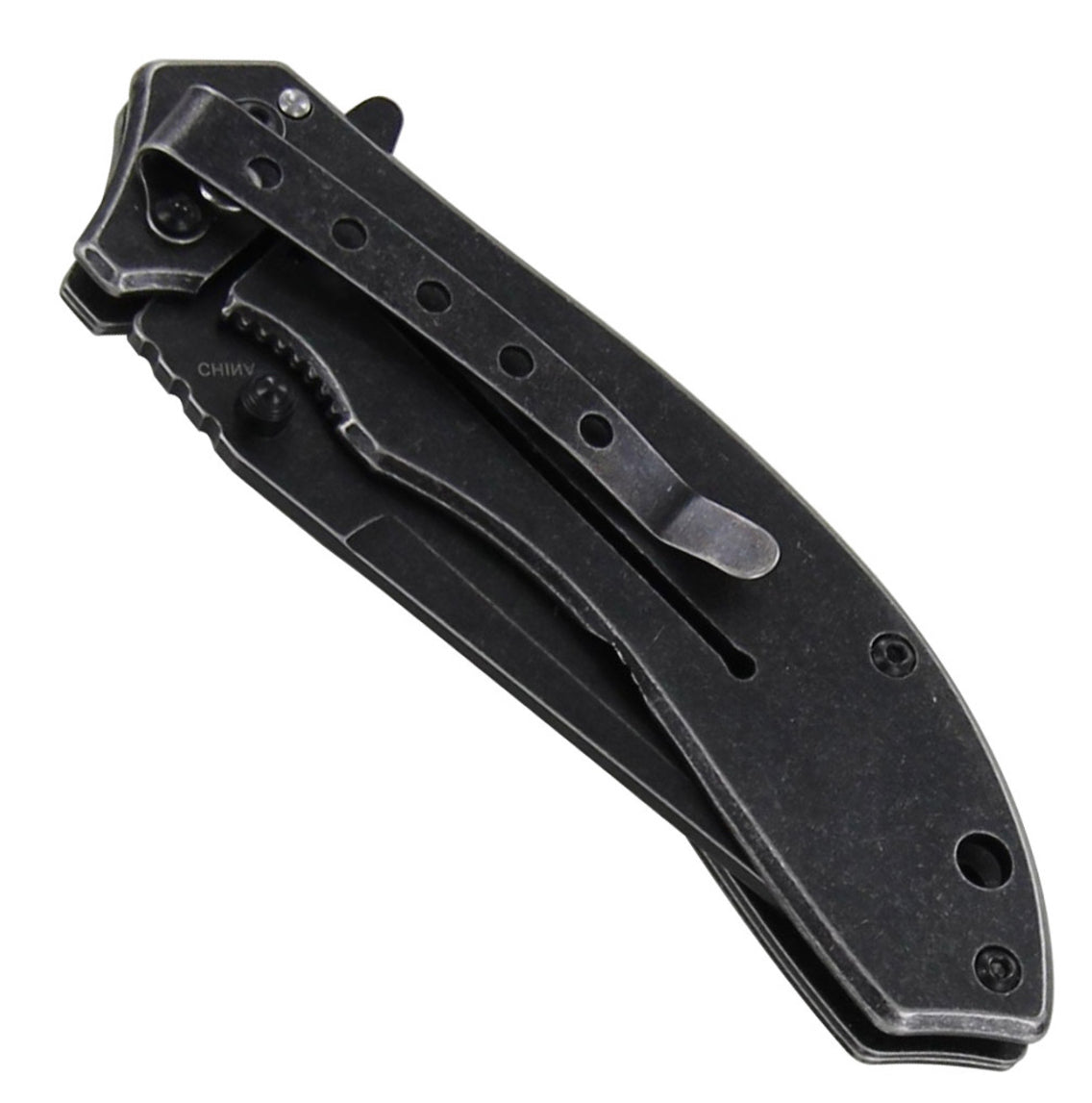 Spring Assist Steel Isolation Pocket Knife