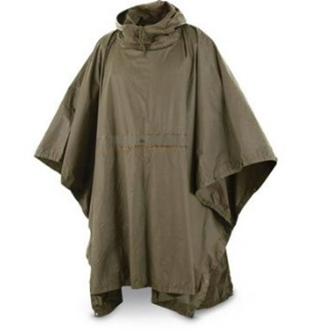 German OD Wet Weather Poncho