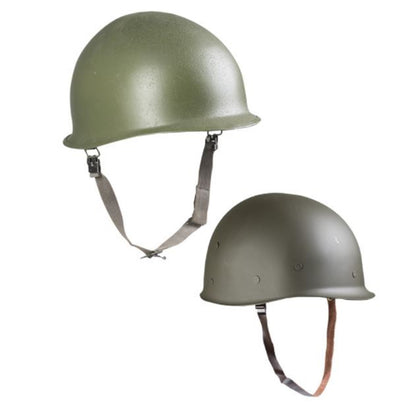 US M1 Steel Helmet With Liner & Camo Cover- NEW
