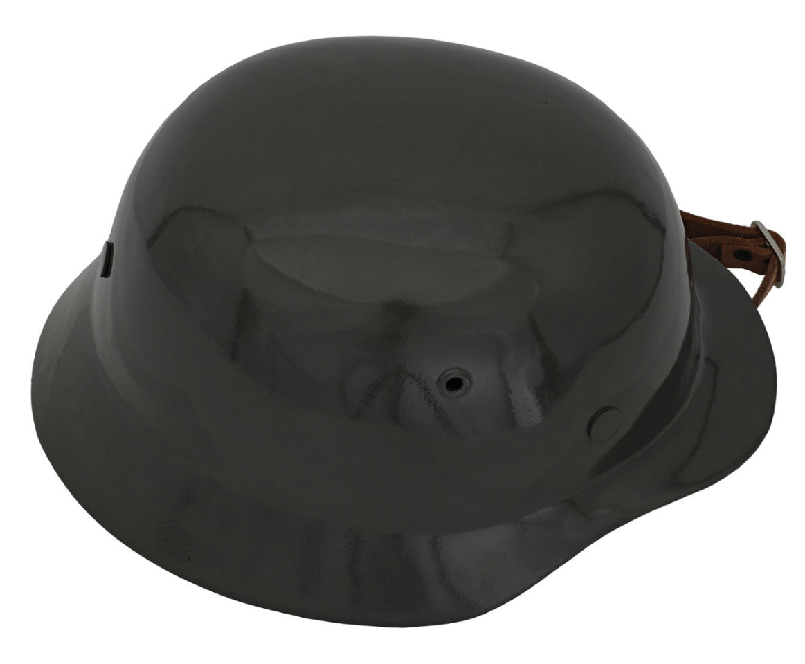 WWII German M35 Stahlhelm Replica – Brass Accents and Premium Quality for Collectors and Historical Reenactments