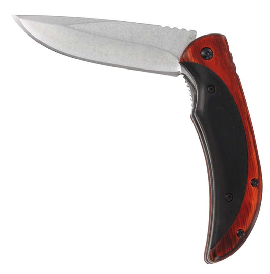 Spring Assist Ash Woods Pocket Knife