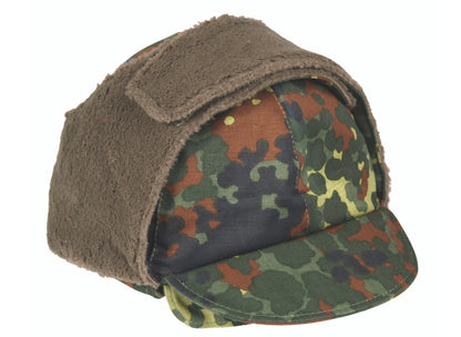 German Flecktarn Winter Cap-Used