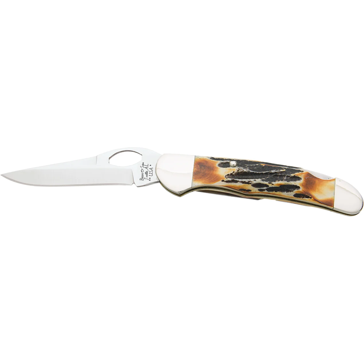 Bear and Son Stag Bone Cowhand Knife