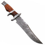 Custom Damascus Hunt For Life Ashbury Hunting Knife