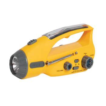 Solar Power Flashlight Radio