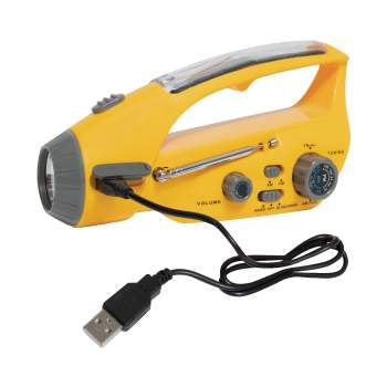 Solar Power Flashlight Radio