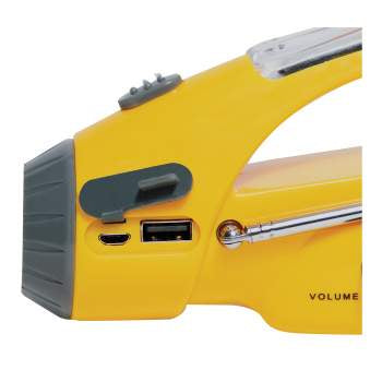 Solar Power Flashlight Radio