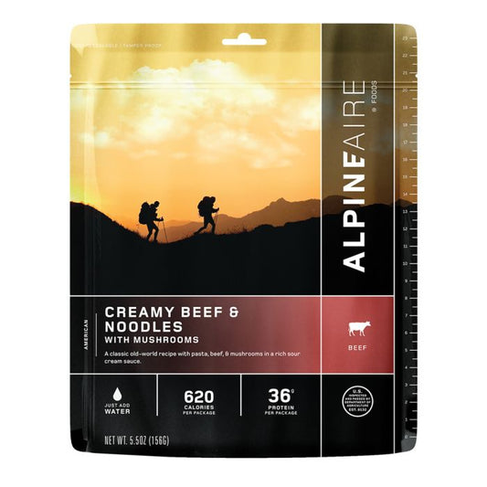 Alpine Aire Creamy Beef and Noodles Freeze Dried Meal