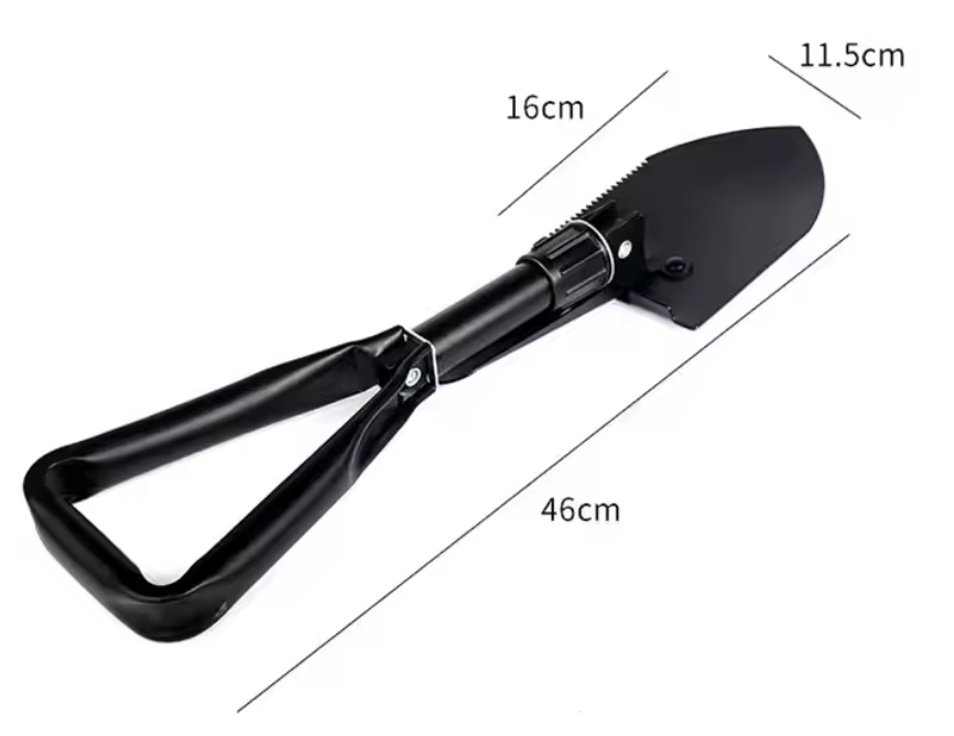 18" High Carbon Steel Tri-Fold Entrenching Tool