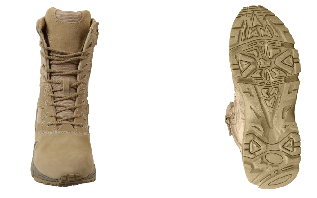 Rothco Forced Entry Deployment Boots With Side Zipper - 8 Inch