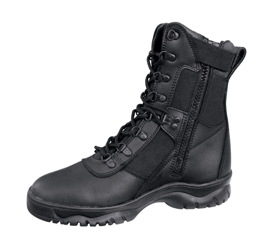 Rothco Forced Entry Tactical Boot With Side Zipper - 8 Inch