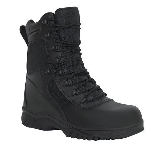Rothco Forced Entry Tactical Boot With Side Zipper & Composite Toe - 8 Inch