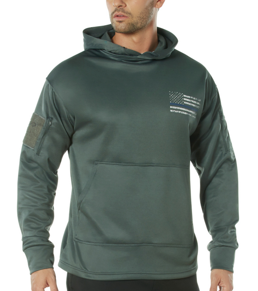 Rothco Concealed Carry Thin Blue Line Hoodie