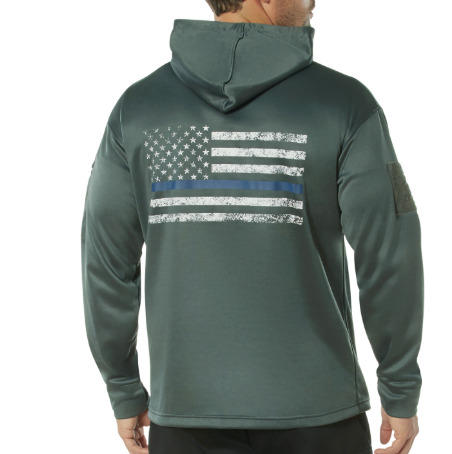 Rothco Concealed Carry Thin Blue Line Hoodie