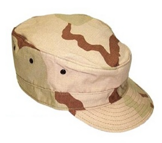 3 Color Desert Camo Cap
