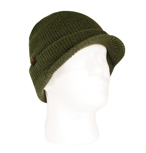 Rothco Watch Cap With Brim- OD Green