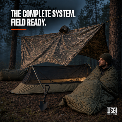 USGI Industries Bivy Tent – Pop-Up Mesh Shelter